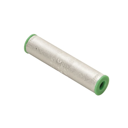 Burndy Aluminum Compression Splice, 2 AWG, 2.44" Splice Length, Long Barrel, YS2CA1